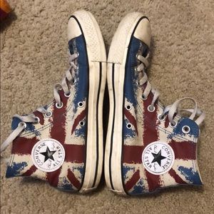 Union Jack British Converse High tops